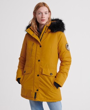 Superdry Ashley Everest Parka Női Kabát Sárga | MHTER7921